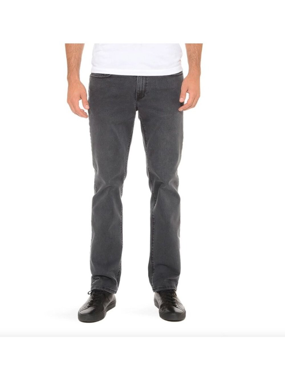 Mott & Bow Mens Stone Straight Fit Stretch Denim Jeans Size 33x31* Gray AN EXC